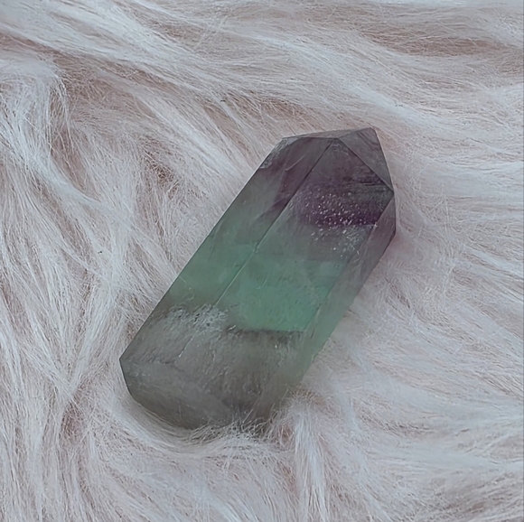 Rainbow Fluorite Crystal Tower - Picture 6 of 6